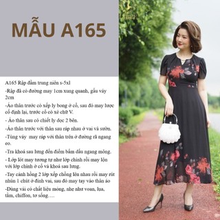 RẬP GIẤY A0 ĐẦM TRUNG NIÊN MÃ A165