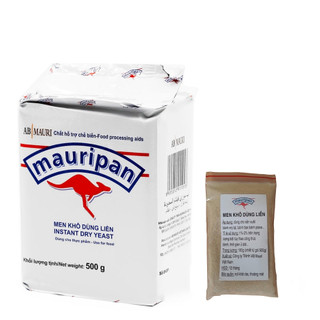 Men nở, men khô lạt Mauri túi zip 30g, 100g làm bánh mỳ , bánh bao, pizza