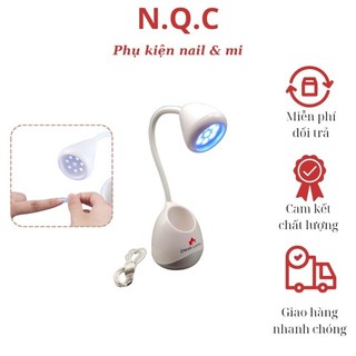 Máy hơ mini để bàn tích điện, có ngăn đựng cọ