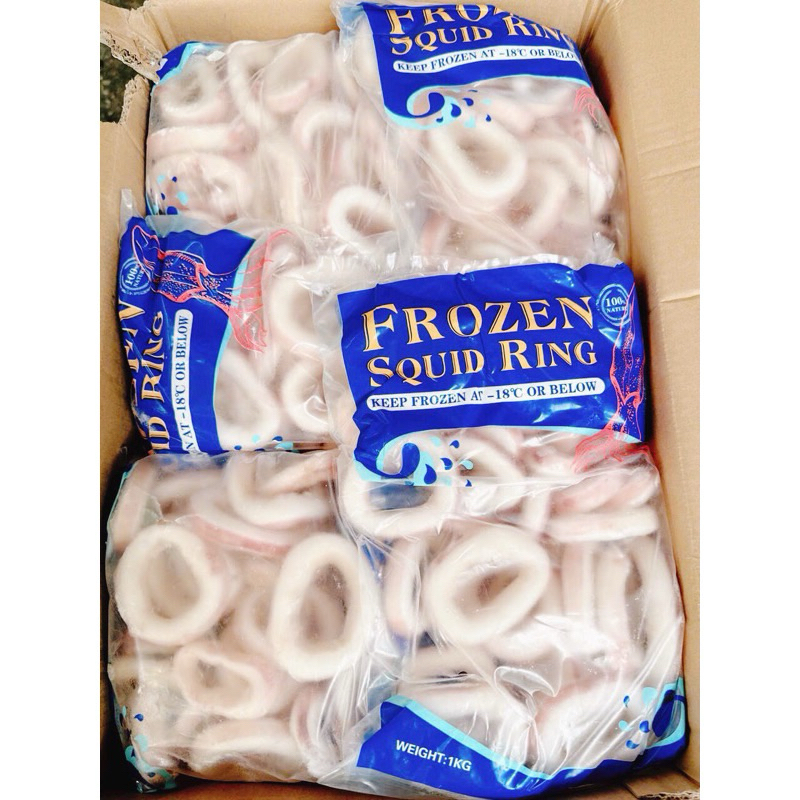 Mực tỉa hoa đông lạnh chiên , xào, thả lẩu thơm ngon