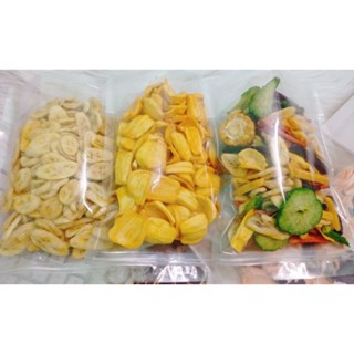 COMBO 3 TÚI MÍT SẤY, CHUỐI SẤY, THẬP CẨM SẤY HÀNG NGUYÊN CÁNH XUẤT KHẨU