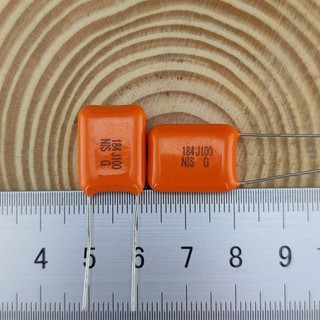 (2 cái)Tụ điện Film NISSEI 0.18uF 100V (Japan)