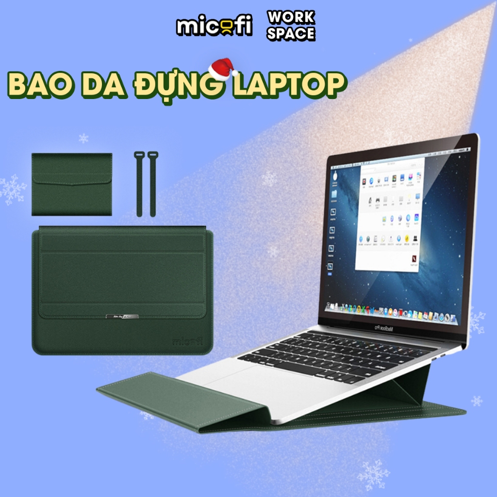 Túi Đựng Laptop Micofi Chống Sốc 15 6 14 Inch, Bao Macbook, Máy Tính 13 16 Dày Dặn Cho Surface, Dell, Asus, Acer