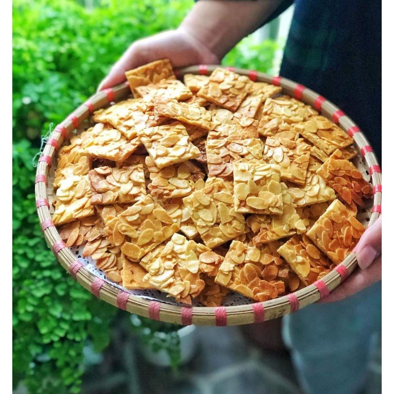 Bánh Ngói Hạnh Nhân Healthy - Dùng Cho người bình thường, giúp hỗ trợ giảm cân, tốt cho sức khoẻ