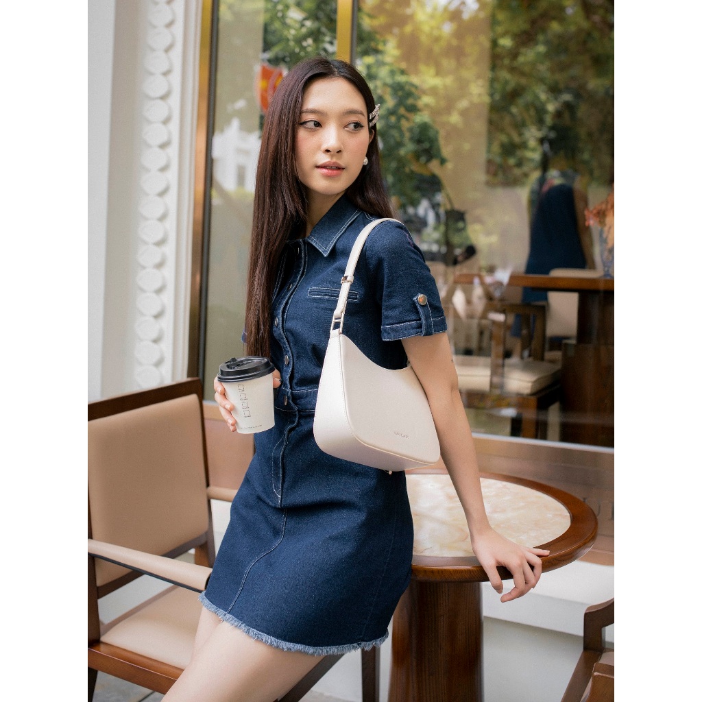 Túi Xách Nữ Đeo Vai Hobo Swift White HAPAS - TDV23059