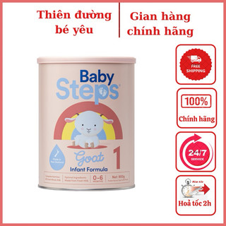  Sữa Dê Baby Steps số 1,2,3,4 xuất xứ New Zealand 900g 