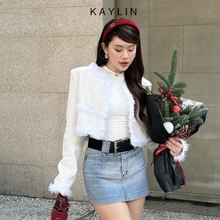 Chân váy jean KAYLIN Basic phong cách retro thể thao N2146
