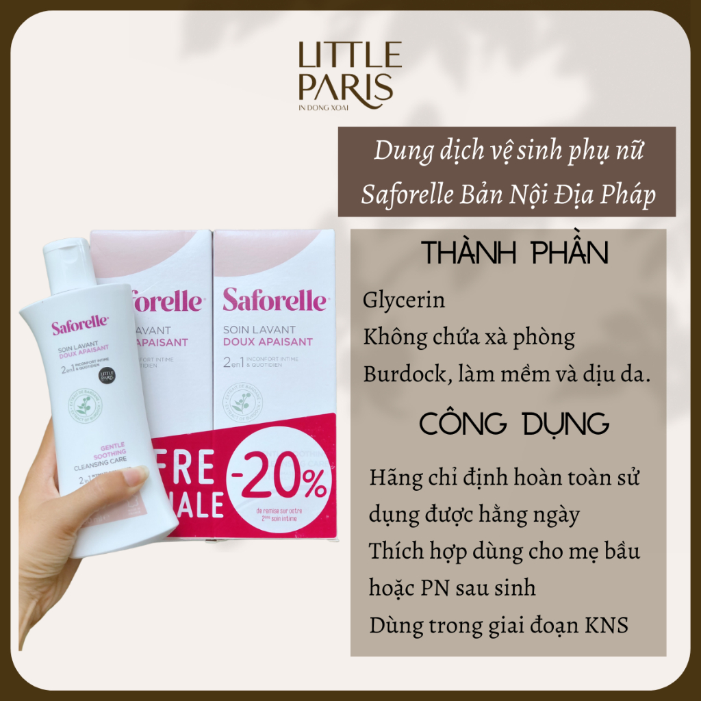 Dung Dịch Vệ Sinh Saforelle Soin Lavant