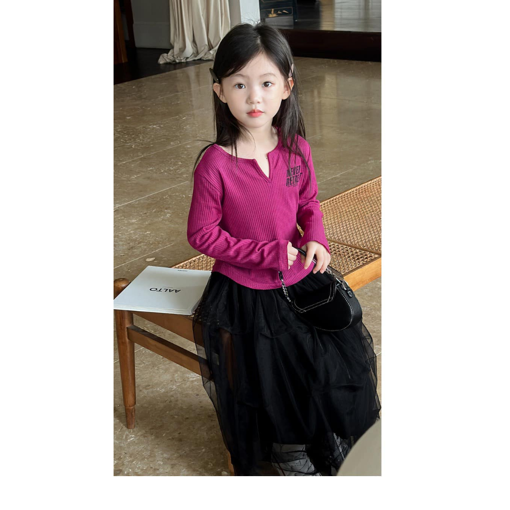 Set áo chân váy cho bé, set áo chân váy cho bé gái, set váy cho bé gái mùa đông size 2 đến 12 tuổi