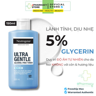 Toner NEUTROGENA Alcohol Free Toner không cồn phù hợp với mọi loại da 150mL