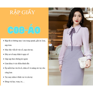 RẬP GIẤY A0 ÁO SƠ MI MÃ C08