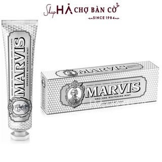 Kem đánh răng marvis - smokers whitening mint 85ml