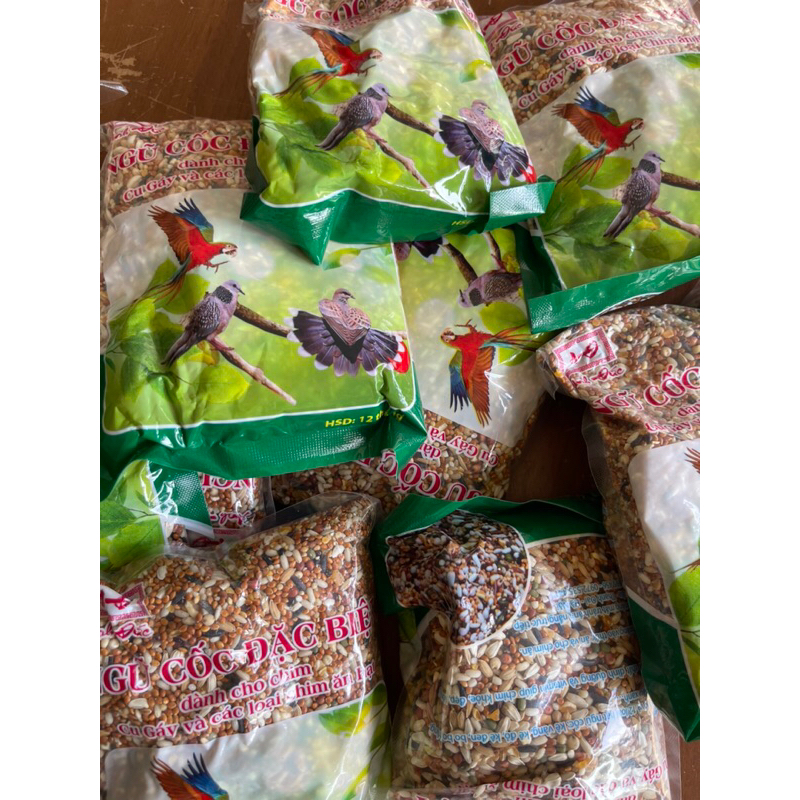 Hạt ngũ cốc dành cho cu gáy, các loại chim cảnh ăn hạt gói 400g