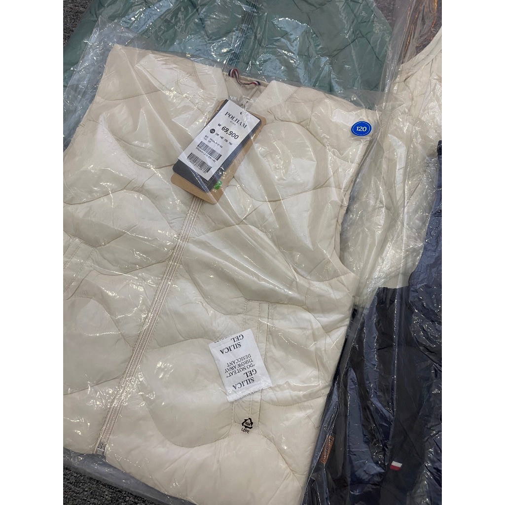 Gile bé trai bé gái lông vũ và siêu nhẹ xuất Hàn