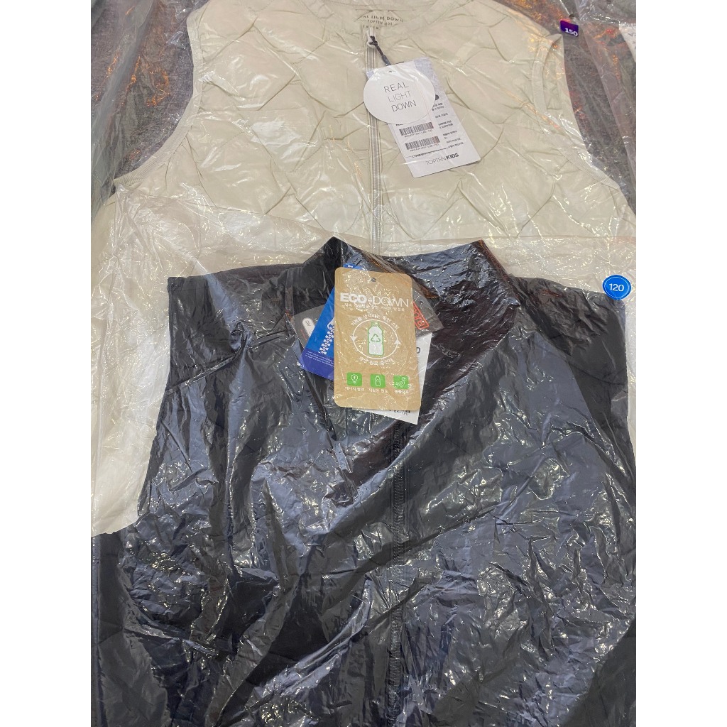 Gile bé trai bé gái lông vũ và siêu nhẹ xuất Hàn