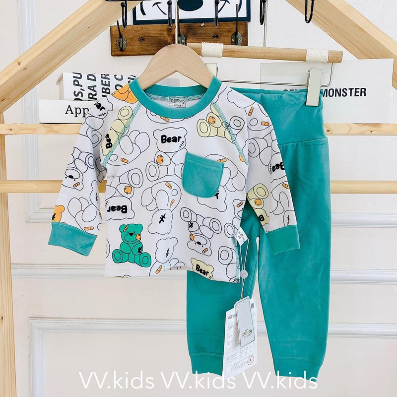 Bộ nỉ tuyết nhung dày dặn cho bé size nhí - nhỡ - đại