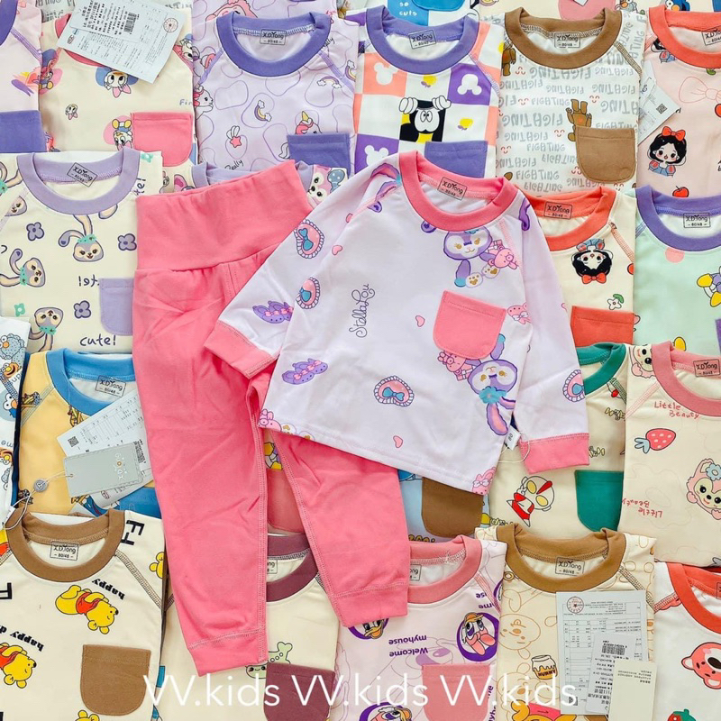 Bộ nỉ tuyết nhung dày dặn cho bé size nhí - nhỡ - đại