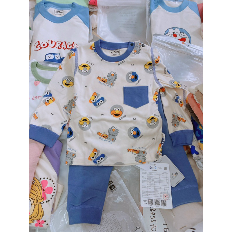 Bộ nỉ tuyết nhung dày dặn cho bé size nhí - nhỡ - đại