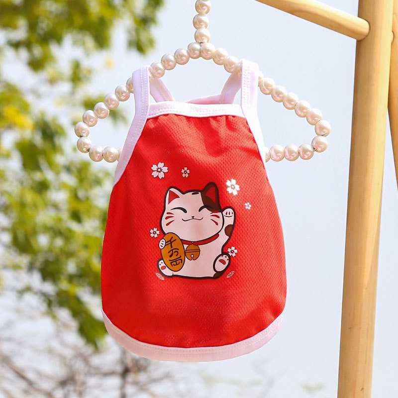 Áo Tết Chó Mèo, Áo Tết 2 Dây Cho Chó Mèo, Áo Tết Thú Cưng