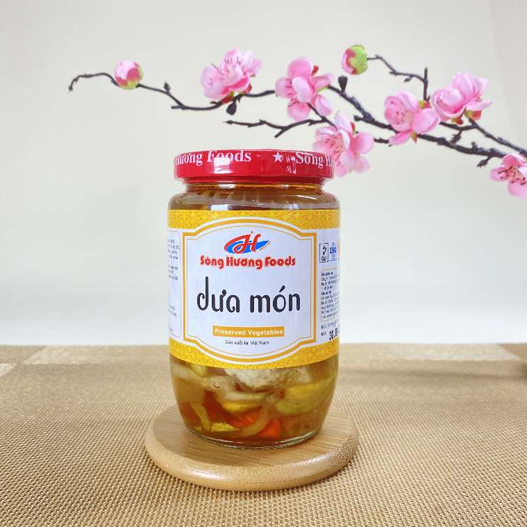 Dưa Món Sông Hương Foods Hũ 450g - Ăn kèm , bún , phở , mì tôm , thịt nướng , tốt tiêu hóa