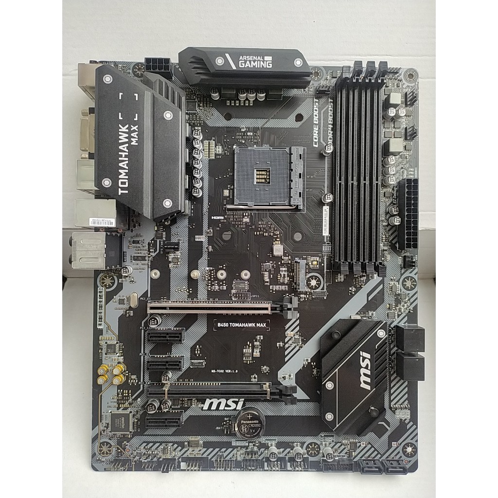 Mainboard MSI B450 TOMAHAWK MAX cũ. Bo mạch chủ MSI B450 TOMAHAWK MAX