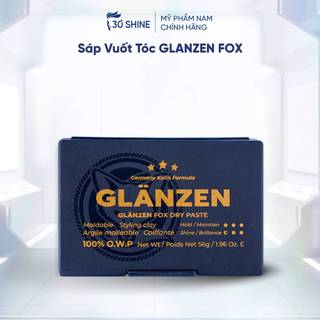 Sáp vuốt tóc nam Glanzen Fox 30Shine chính hãng 56g giữ nếp linh hoạt bổ sung độ ẩm tự nhiên