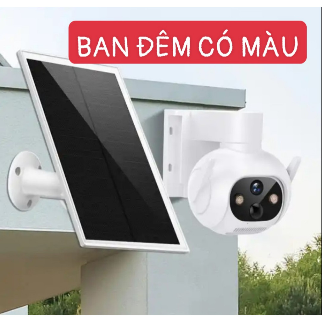 Camera năng lượng mặt trời 4g ICSEE quan sát 4K bên ngoài, năng lượng mặt trời, không dùng điện, có pin APP iCSee