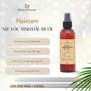 Tinh dầu bưởi kích mọc tóc 100ml & 200ml - phương anh cosmetic - tiên organic
