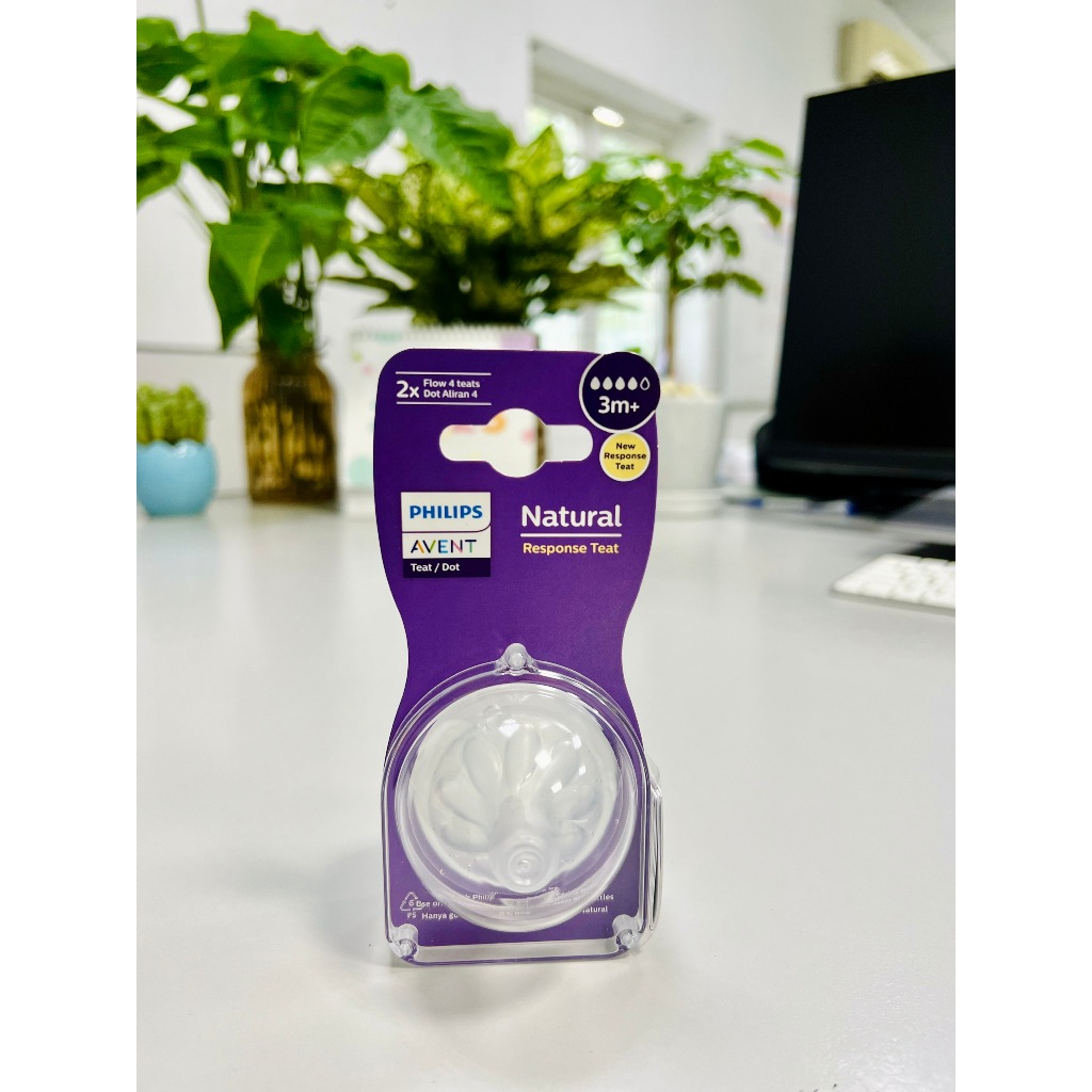 Philips Avent Núm ty mô phỏng tự nhiên mới SCY964/02 SCY965/02 SCY966/12
