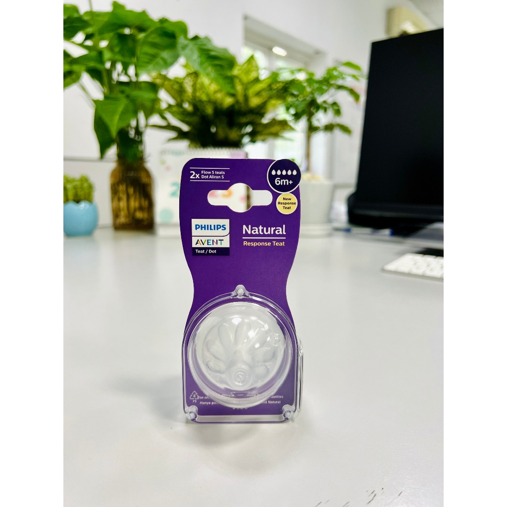 Philips Avent Núm ty mô phỏng tự nhiên mới SCY964/02 SCY965/02 SCY966/12