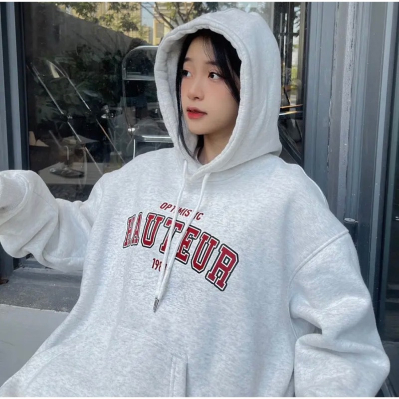 Áo hoodie HAUTE 1987 unisex nam nữ tay chuông BTA866