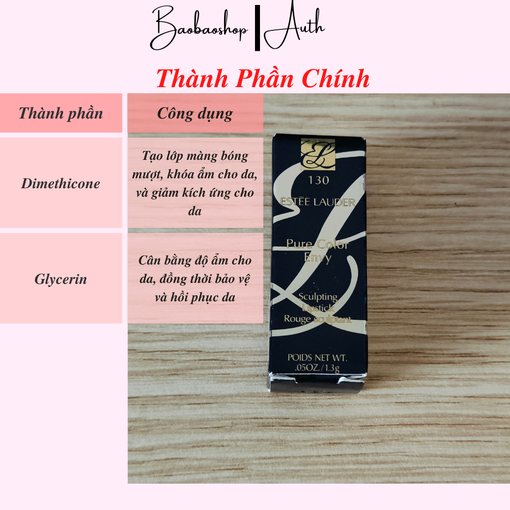 Son Estee Lauder Pure Color Envy Sculpting Lipstick 1.3g - Đôi Môi Quyến Rũ, Sắc Màu Tự Tin