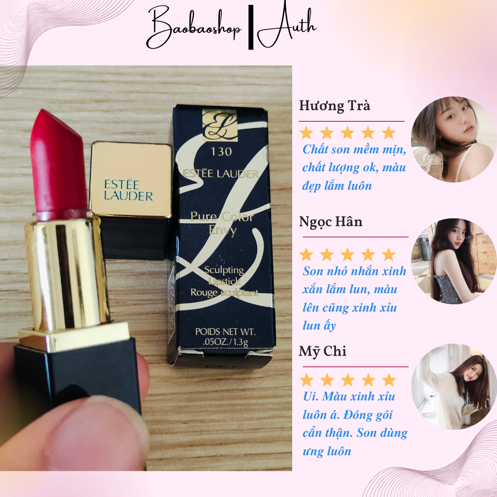Son Estee Lauder Pure Color Envy Sculpting Lipstick 1.3g - Đôi Môi Quyến Rũ, Sắc Màu Tự Tin