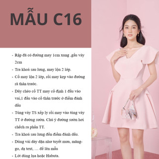 RẬP GIẤY A0 ĐẦM CÁNH BƯỚM MÃ C16