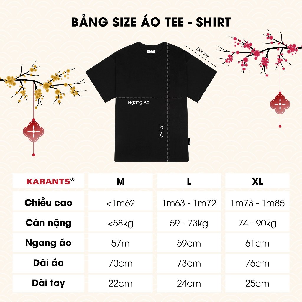 [BST Tết Karants 2024] - Áo thun Dragon Karants Local Brand Form Oversize - KR72