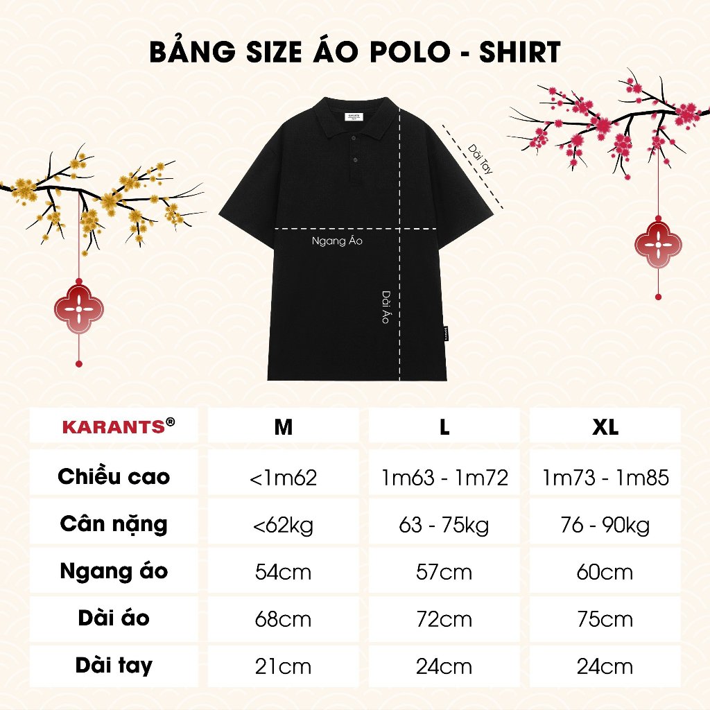 [BST Tết Karants 2024] - Áo polo Dragon Karants Local Brand Form Oversize - KR73