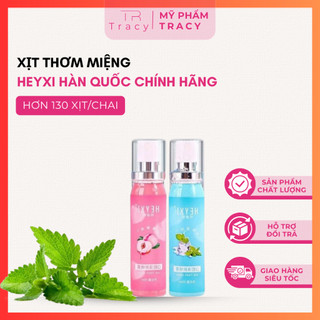 Xịt Thơm Miệng Hàn Quốc Xịt Thảo Mộc Giúp Giảm Hôi Miệng Ngăn Ngừa Vi Khuẩn Ở Miệng Lưu Hương Thơm Mát Mỹ Phẩm Tracy