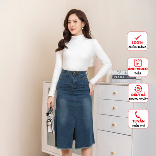 Áo len nữ FIONA lót lông áo len dáng ôm cổ cao dài tay áo giữ nhiệt cao cấp trơn màu trẻ trung F852733