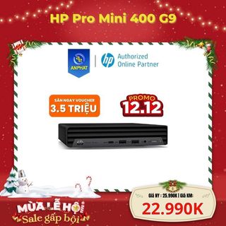 Máy tính để bàn đồng bộ HP Pro Mini 400 G9 (Model 2023 - Chip intel Gen12) Chính hãng