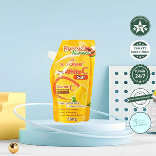 Muối Tắm Tẩy T.Bào Chết Vitamin C Từ Chanh Vàng, Mịn Sáng Da A Bonne Spa White C Salt 350g -Thái Lan