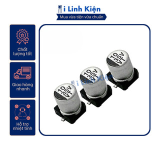 Tụ nhôm 35v 100uf 6.3x7.7mm chính hãng chất lượng tốt