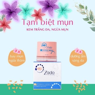  Kem Trắng Da Ngừa Mụn ZADO Hộp 12g MẪU MỚI 2025 
