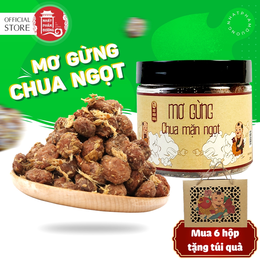 Ô mai xí muội mơ gừng truyền thống Nhất Phẩm Đường 250g vị chua mặn ngọt quà tặng đặc sản Hà Nội