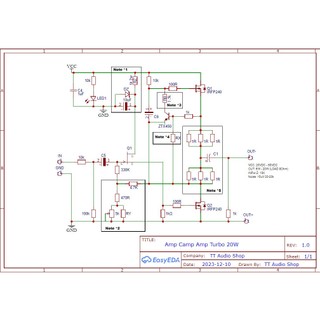 Mạch Class A ACA Turbo 20w (20V-45v, 1A-3A)