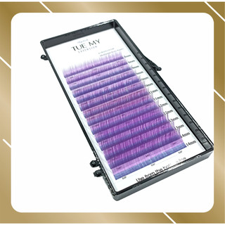 Tím Nhạt 2 - Mi Lụa Màu Classic 0.07 Mix Size (14 line)