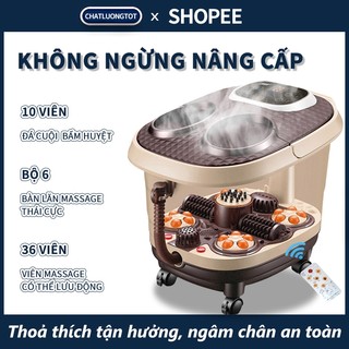 Máy ngâm chân kèm con lăn massage chân KAIMEIDI tự động remote từ xa tiện lợi FU211
