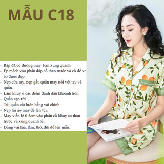 RẬP GIẤY A0 ĐỒ BỘ PYJAMA MÃ C18