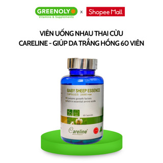 Viên Uống Nhau Thai Cừu Úc Baby Sheep Essence Careline Giúp Da Trắng Hồng, Giảm Thâm Nám 60 Viên