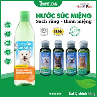 Nước uống vệ sinh răng miệng cho chó mèo giúp sạch răng thơm miệng Dental Fresh Breath Tropiclean