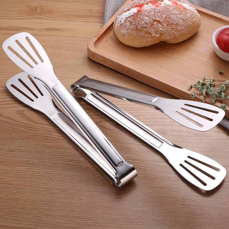 Kẹp Gắp Bánh Salad Đa Năng Gắp Thực Phẩm Inox, Kẹp Đa Năng Nướng Thịt, Gắp Bánh Mì A451